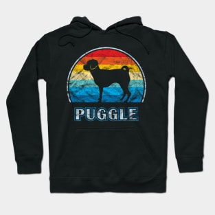 Puggle Vintage Design Dog Hoodie